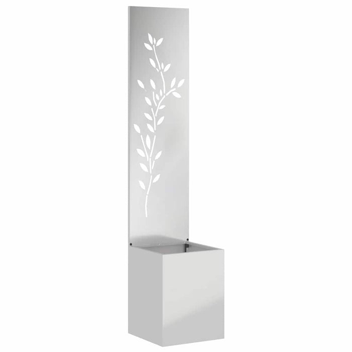 Ecran de intimitate pentru grădină Floral Argintiu 32 x 140 cm - WALTI WALTI
