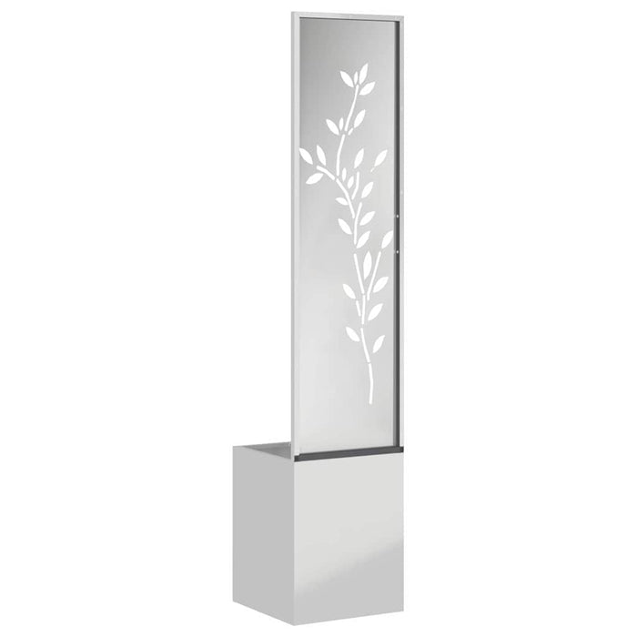 Ecran de intimitate pentru grădină Floral Argintiu 32 x 140 cm - WALTI WALTI