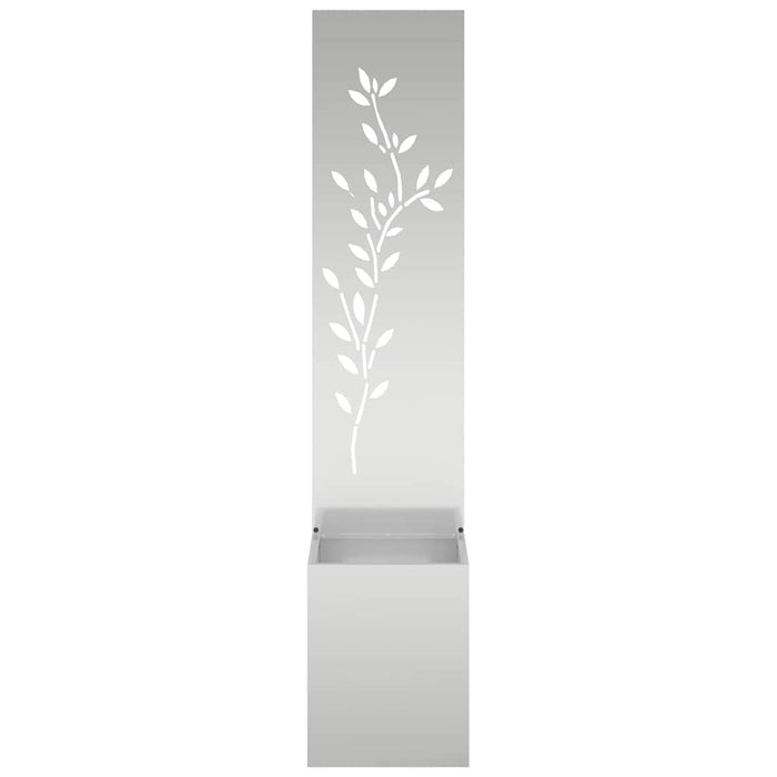 Ecran de intimitate pentru grădină Floral Argintiu 32 x 140 cm - WALTI WALTI