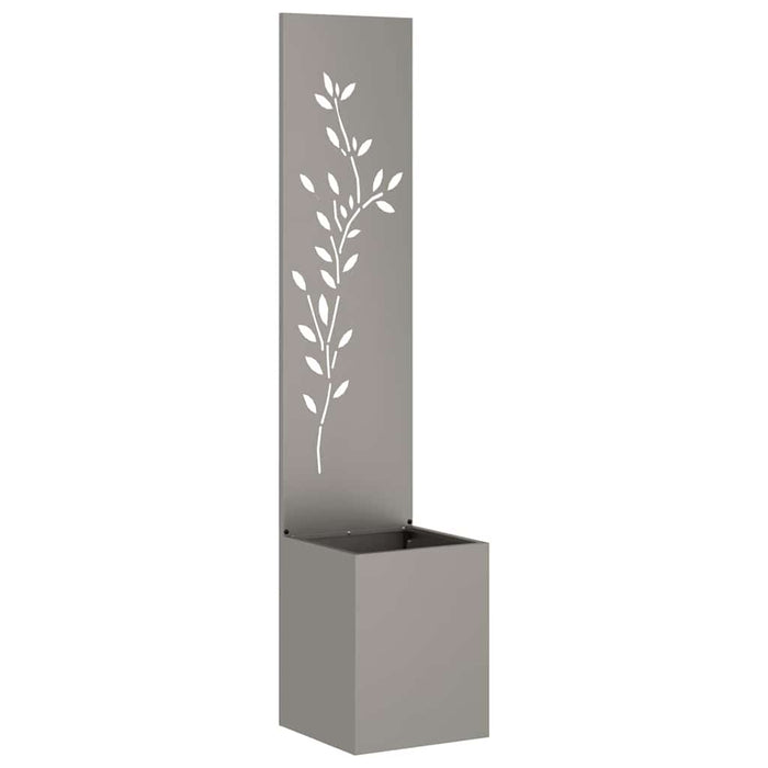 Ecran de intimitate pentru grădină Floral Ruginit 32 x 140 cm - WALTI WALTI