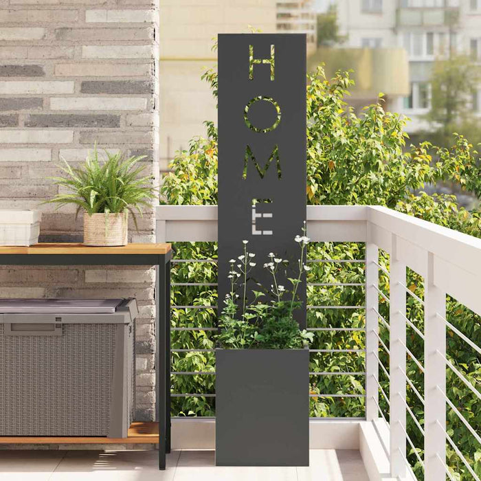 Ecran de intimitate pentru grădină Traforaj Negru 32 x 140 cm - WALTI WALTI