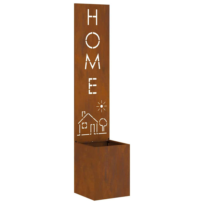 Ecran de intimitate pentru grădină Traforaj Ruginit 32 x 140 cm - WALTI WALTI