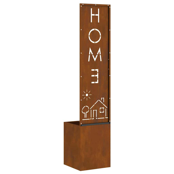 Ecran de intimitate pentru grădină Traforaj Ruginit 32 x 140 cm - WALTI WALTI