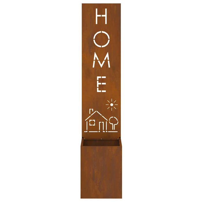 Ecran de intimitate pentru grădină Traforaj Ruginit 32 x 140 cm - WALTI WALTI