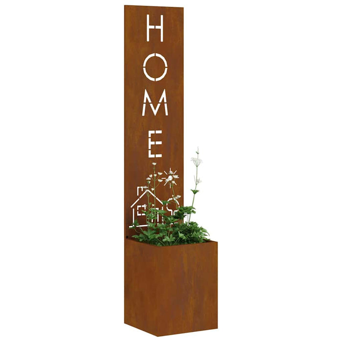 Ecran de intimitate pentru grădină Traforaj Ruginit 32 x 140 cm - WALTI WALTI