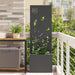 Ecran de intimitate pentru grădină Traforaj Negru 50 x 140 cm - WALTI WALTI
