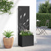 Ecran de intimitate pentru grădină Traforaj Negru 50 x 140 cm - WALTI WALTI