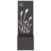 Ecran de intimitate pentru grădină Traforaj Negru 50 x 140 cm - WALTI WALTI