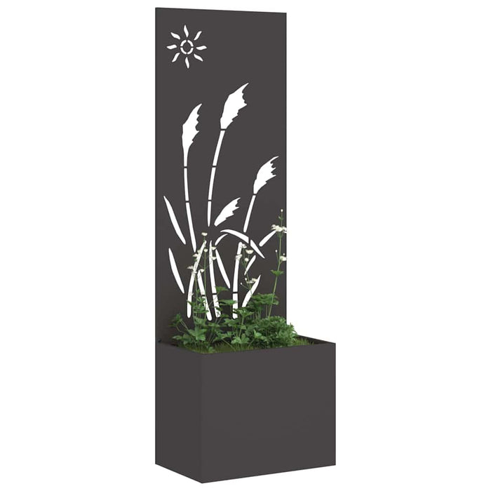 Ecran de intimitate pentru grădină Traforaj Negru 50 x 140 cm - WALTI WALTI
