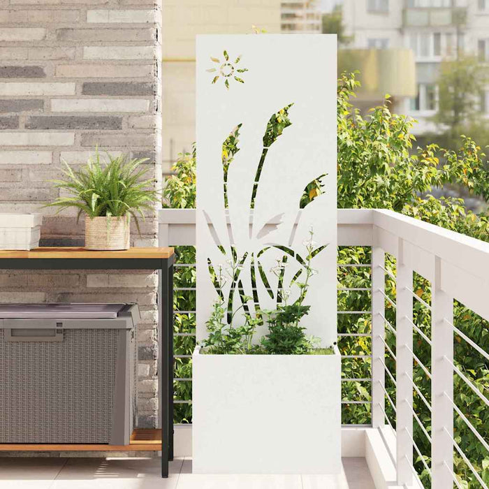 Ecran de intimitate pentru grădină Traforaj Alb 50 x 140 cm - WALTI WALTI