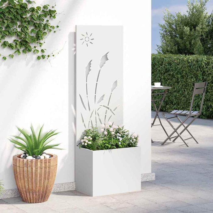 Ecran de intimitate pentru grădină Traforaj Alb 50 x 140 cm - WALTI WALTI
