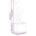 Ecran de intimitate pentru grădină Traforaj Alb 50 x 140 cm - WALTI WALTI