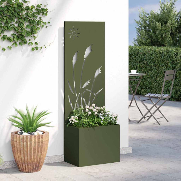 Ecran de intimitate pentru grădină Olivengrønn 50 x 140 cm - WALTI WALTI