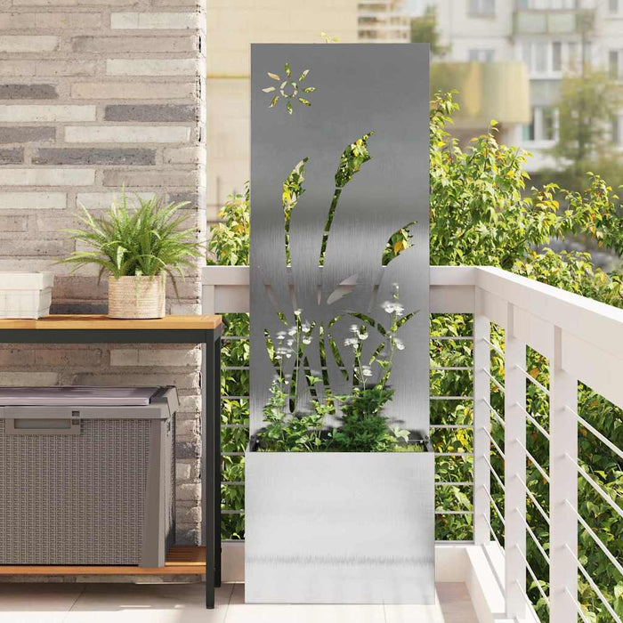 Ecran de intimitate pentru grădină Argintiu 50 x 140 cm - WALTI WALTI