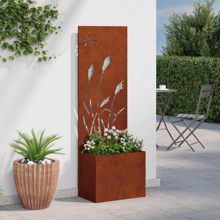 Ecran de intimitate pentru grădină Ruginit 50 x 32 x 150 cm WALTI