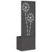 Ecran de intimitate pentru grădină Floral Negru 50 x 140 cm - WALTI WALTI