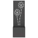 Ecran de intimitate pentru grădină Floral Negru 50 x 140 cm - WALTI WALTI