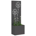 Ecran de intimitate pentru grădină Floral Negru 50 x 140 cm - WALTI WALTI