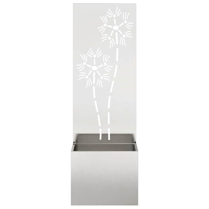 Ecran de intimitate pentru grădină Floral Argintiu 50 x 140 cm - WALTI WALTI
