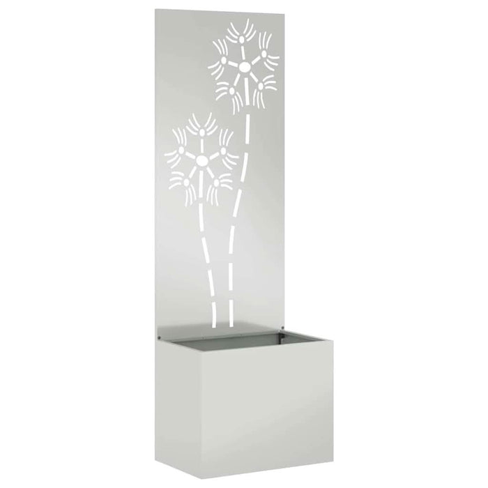 Ecran de intimitate pentru grădină Floral Argintiu 50 x 140 cm - WALTI WALTI