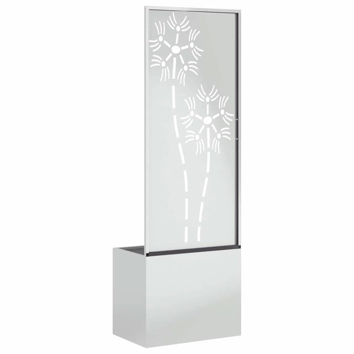 Ecran de intimitate pentru grădină Floral Argintiu 50 x 140 cm - WALTI WALTI