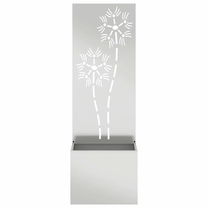 Ecran de intimitate pentru grădină Floral Argintiu 50 x 140 cm - WALTI WALTI