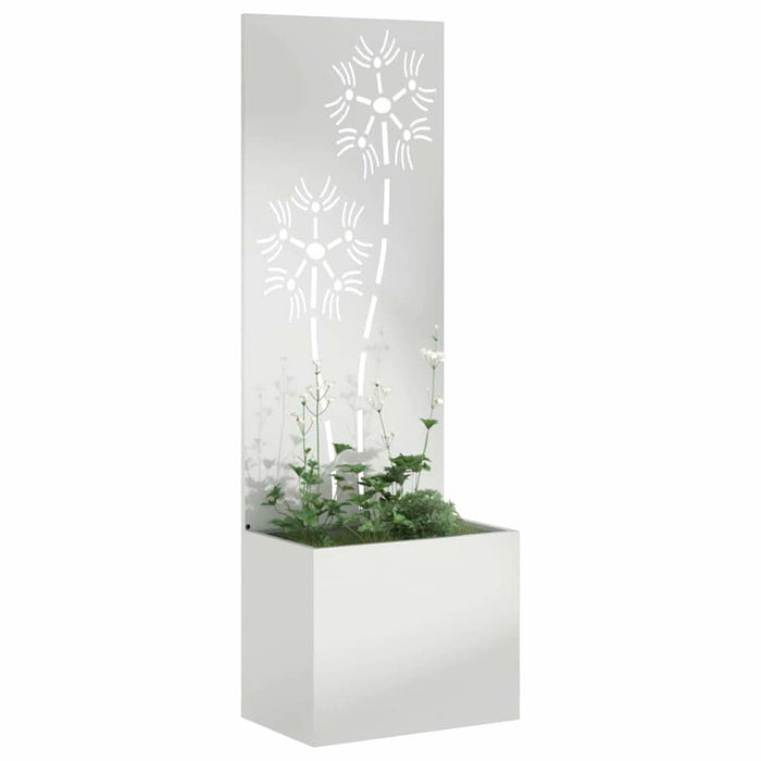 Ecran de intimitate pentru grădină Floral Argintiu 50 x 140 cm - WALTI WALTI