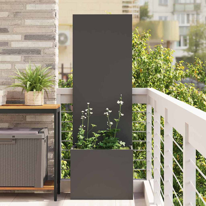 Ecran de intimitate pentru grădină Traforaj Negru 50 x 140 cm - WALTI WALTI
