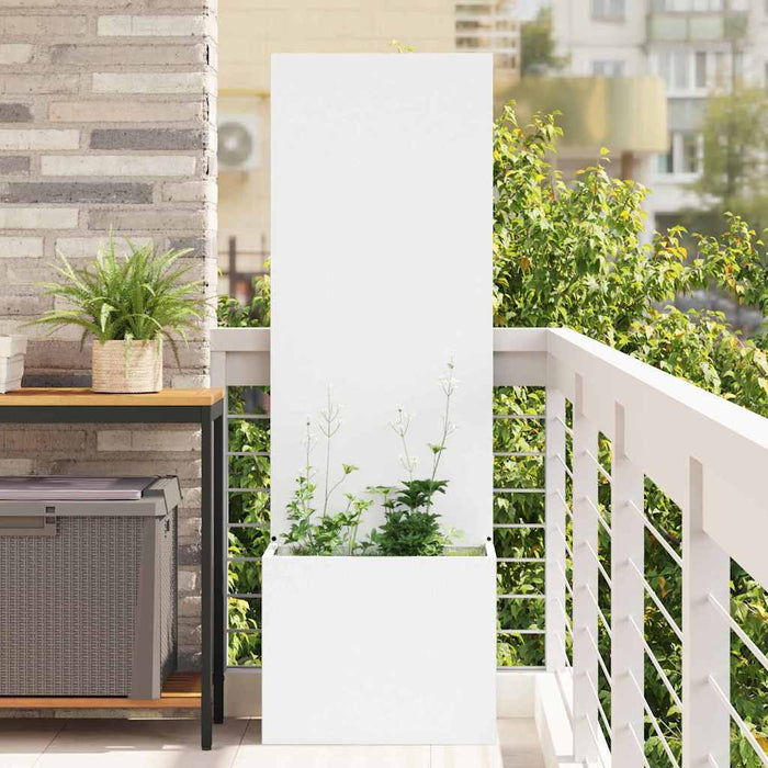 Ecran de intimitate pentru grădină Traforaj Alb 50 x 140 cm - WALTI WALTI