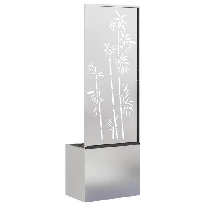 Ecran de intimitate pentru grădină Floral Argintiu 50 x 140 cm - WALTI WALTI