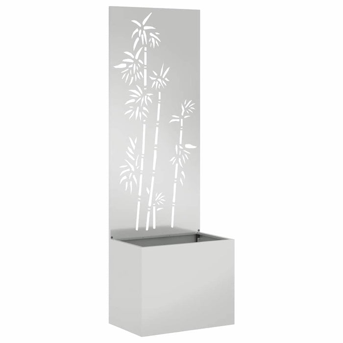 Ecran de intimitate pentru grădină Floral Argintiu 50 x 140 cm - WALTI WALTI