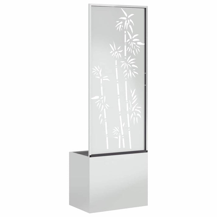 Ecran de intimitate pentru grădină Floral Argintiu 50 x 140 cm - WALTI WALTI