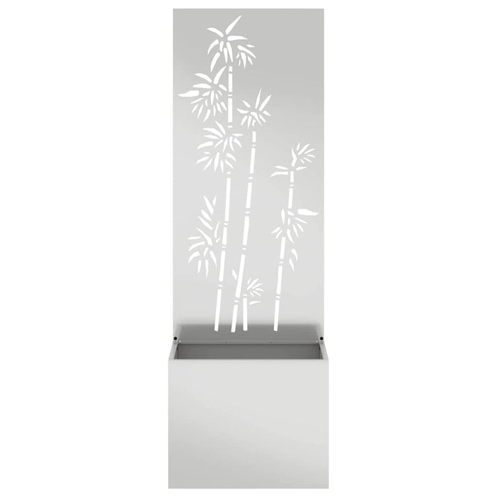 Ecran de intimitate pentru grădină Floral Argintiu 50 x 140 cm - WALTI WALTI