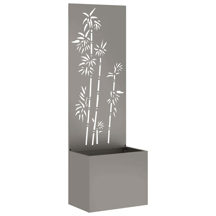 Ecran de intimitate pentru grădină Floral Ruginit 50 x 140 cm - WALTI WALTI