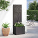 Ecran de intimitate pentru grădină Traforaj Negru 50 x 140 cm - WALTI WALTI