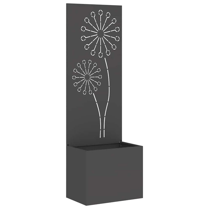 Ecran de intimitate pentru grădină Traforaj Negru 50 x 140 cm - WALTI WALTI