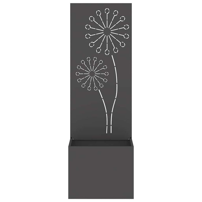 Ecran de intimitate pentru grădină Traforaj Negru 50 x 140 cm - WALTI WALTI