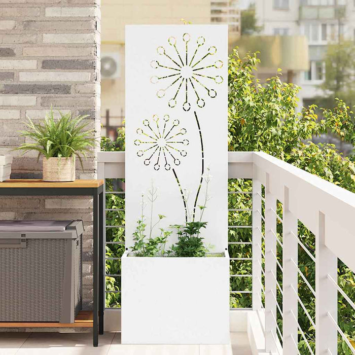 Ecran de intimitate pentru grădină Traforaj Alb 50 x 140 cm - WALTI WALTI