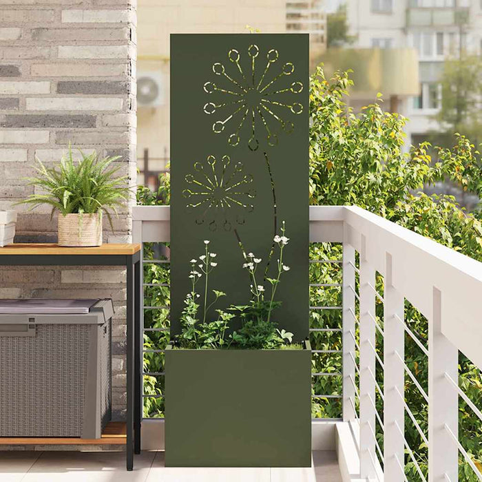 Ecran de intimitate pentru grădină Olivengrønn 50 x 140 cm - WALTI WALTI