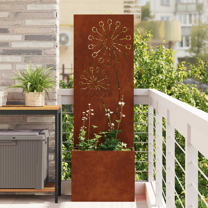 Ecran de intimitate pentru grădină Ruginit 50 x 32 x 150 cm WALTI