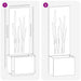 Ecran de intimitate pentru grădină Traforaj Alb 50 x 140 cm - WALTI WALTI