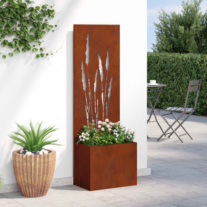 Ecran de intimitate pentru grădină Ruginit 50 x 32 x 150 cm - WALTI WALTI
