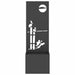 Ecran de intimitate pentru grădină Traforaj Negru 50 x 140 cm - WALTI WALTI