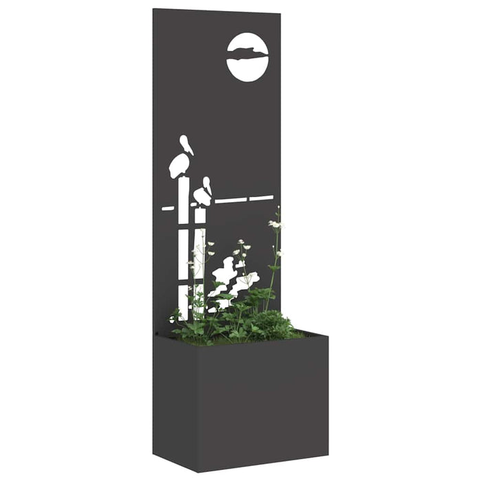 Ecran de intimitate pentru grădină Traforaj Negru 50 x 140 cm - WALTI WALTI