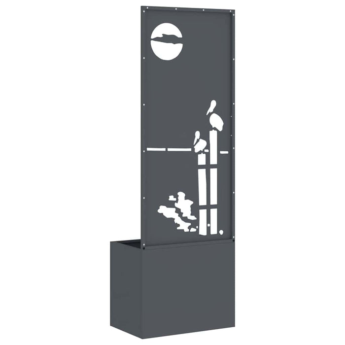 Ecran de intimitate pentru grădină Antracit 50 x 140 cm - WALTI WALTI