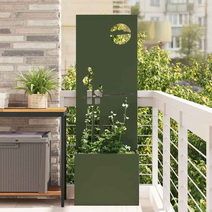 Ecran de intimitate pentru grădină Olivengrønn 50 x 140 cm - WALTI WALTI