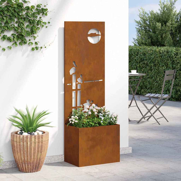 Ecran de intimitate pentru grădină Traforaj Ruginit 50 x 140 cm - WALTI WALTI