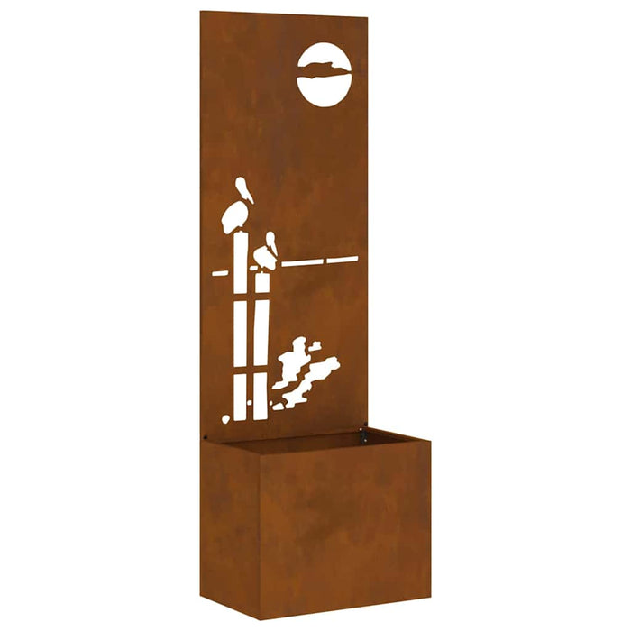 Ecran de intimitate pentru grădină Traforaj Ruginit 50 x 140 cm - WALTI WALTI