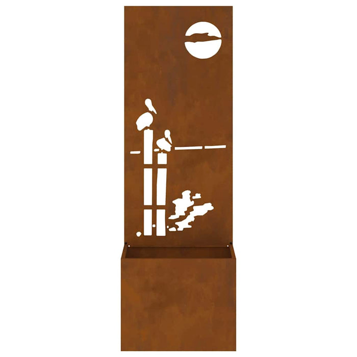 Ecran de intimitate pentru grădină Traforaj Ruginit 50 x 140 cm - WALTI WALTI