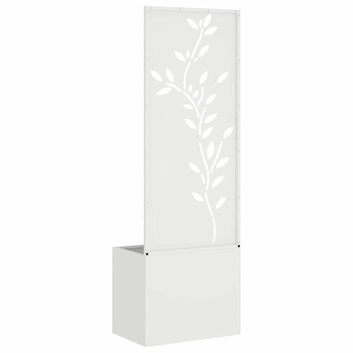 Ecran de intimitate pentru grădină Floral Alb 50 x 140 cm - WALTI WALTI